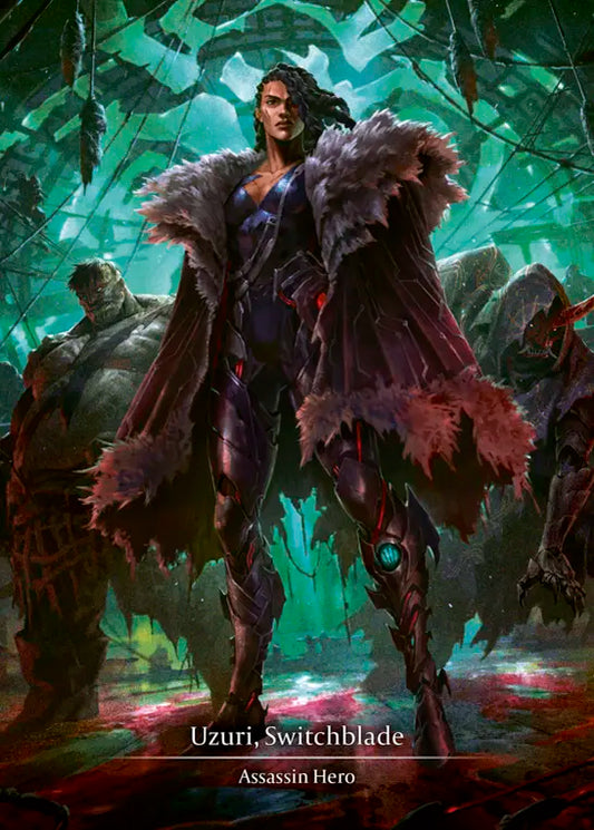 (001) Flesh & Blood TCG GEM Pack Promos Single: Uzuri, Switchblade (Marvel)  Promo