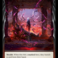 (021) Flesh & Blood TCG GEM Pack Promos Single: Mark of the Black Widow (Red) (Extended Art Rainbow Foil)  Promo