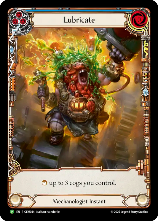 (044) Flesh & Blood TCG GEM Pack Promos Single: Lubricate (Extended Art Regular)  Promo