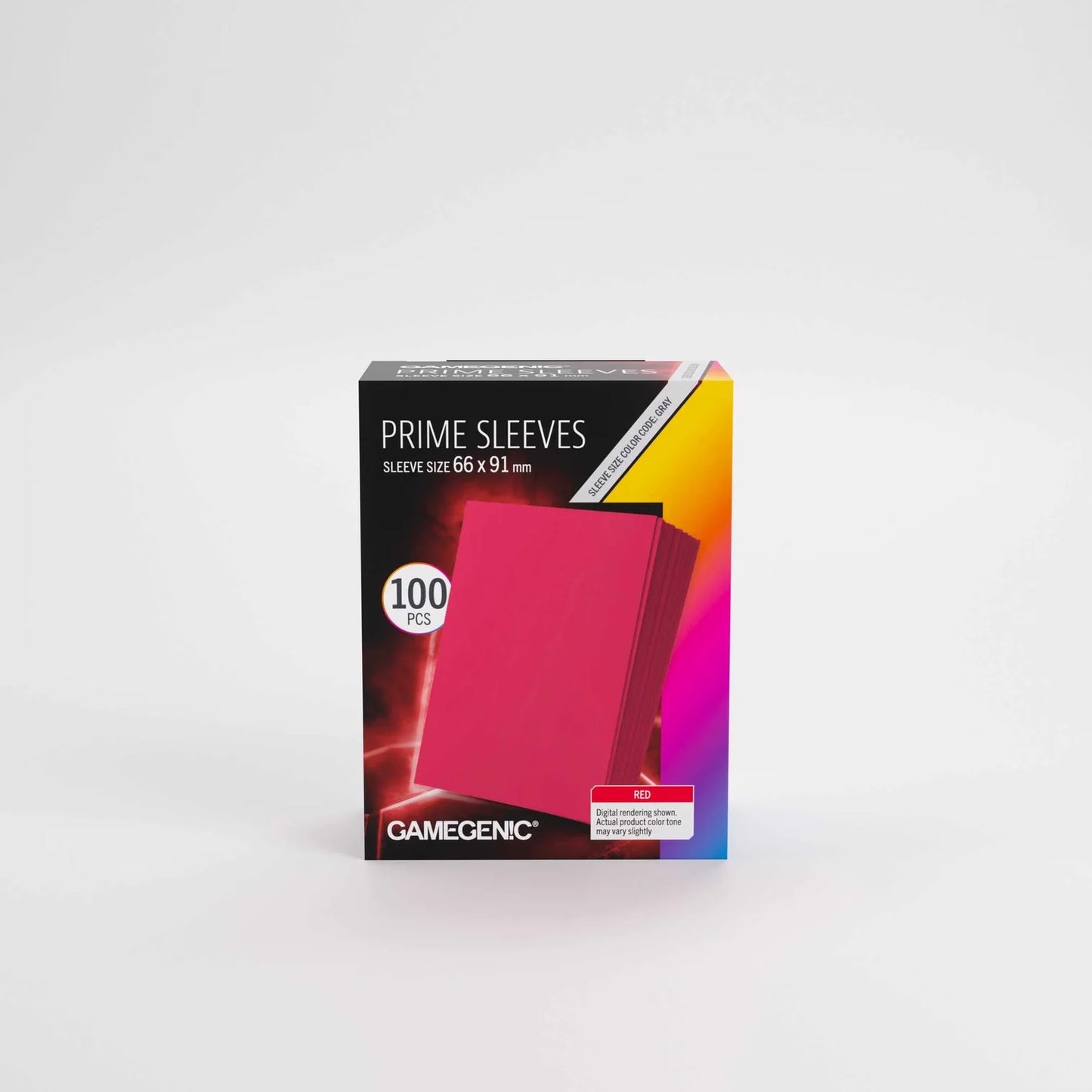 Gamegenic Prime Sleeves Red 66x91 (100 ct.)