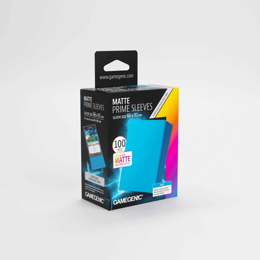 Gamegenic Matte Prime Sleeves Blue 66x91 (100 ct.) (Copy)