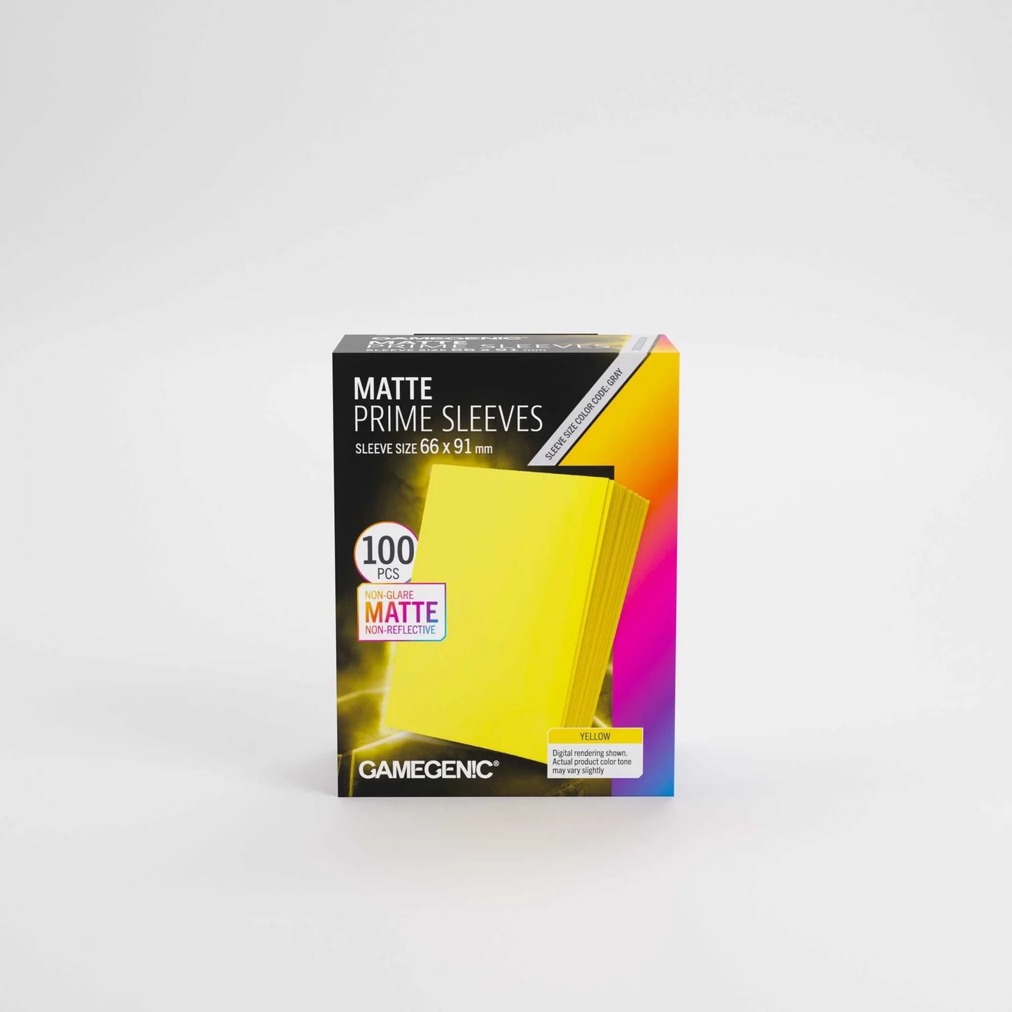 GameGenic Matte Prime Sleeves (100) - Yellow