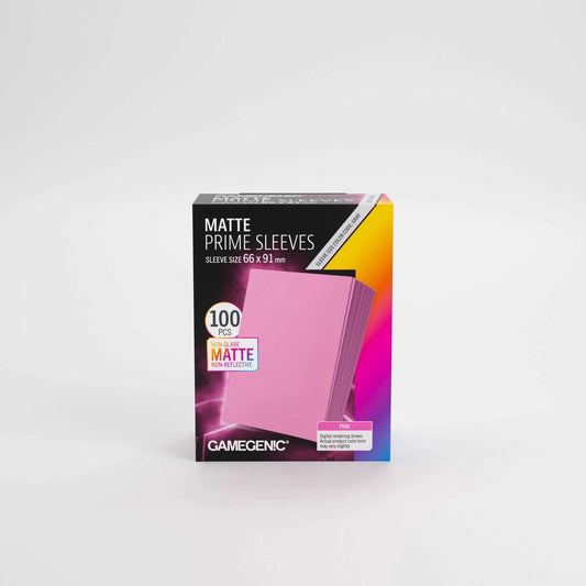GameGenic Matte Prime Sleeves (100) - Pink