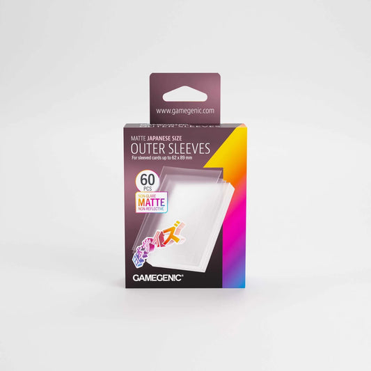Gamegenic Matte Outer Sleeves Japanese Size 65x92 (60 ct.)