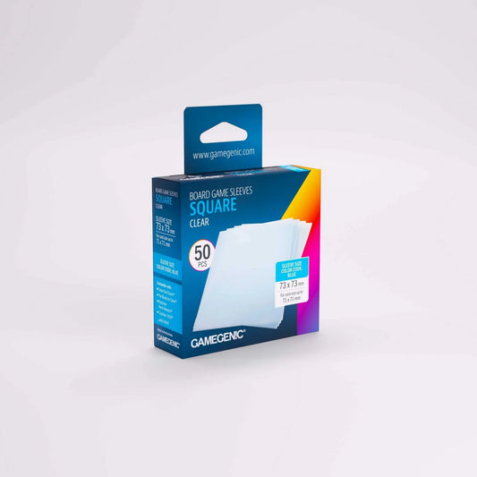 Gamegenic Board Game Sleeves Square Clear (100 ct.)