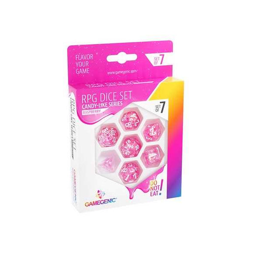 Gamegenic Candy-like Series - Rasberry - RPG Dice Set (7pcs) Pink