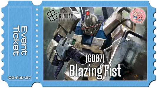 Gundam TCG: GD07 Blazing Fist Release Event - Wed Feb 3rd 2027