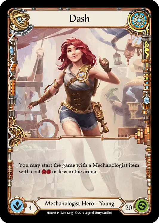 (013) Flesh & Blood TCG Hero Promos Single: Dash (Rainbow Foil)  Promo