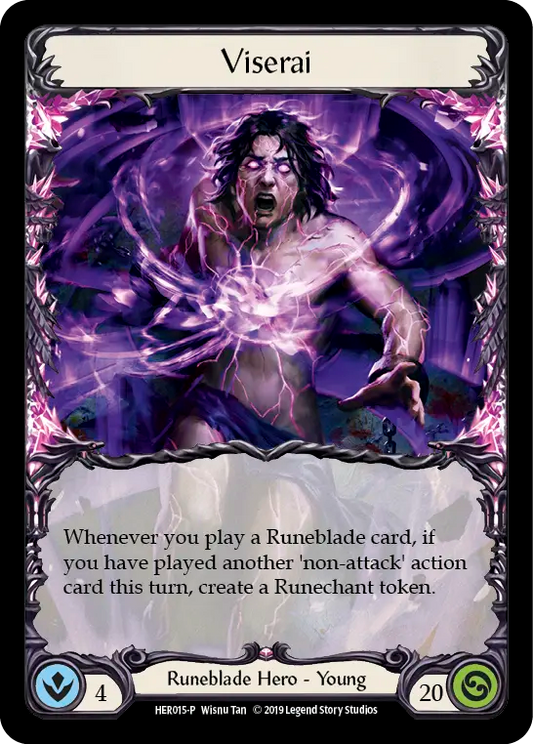 (015) Flesh & Blood TCG Hero Promos Single: Viserai (Rainbow Foil)  Promo