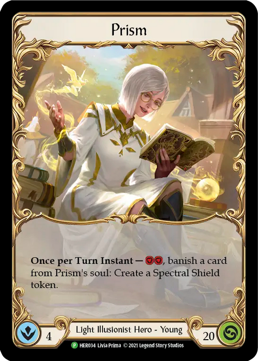 (034) Flesh & Blood TCG Hero Promos Single: Prism  (Cold Foil)  Promo