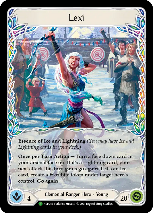 (046) Flesh & Blood TCG Hero Promos Single: Lexi (Cold Foil)  Promo