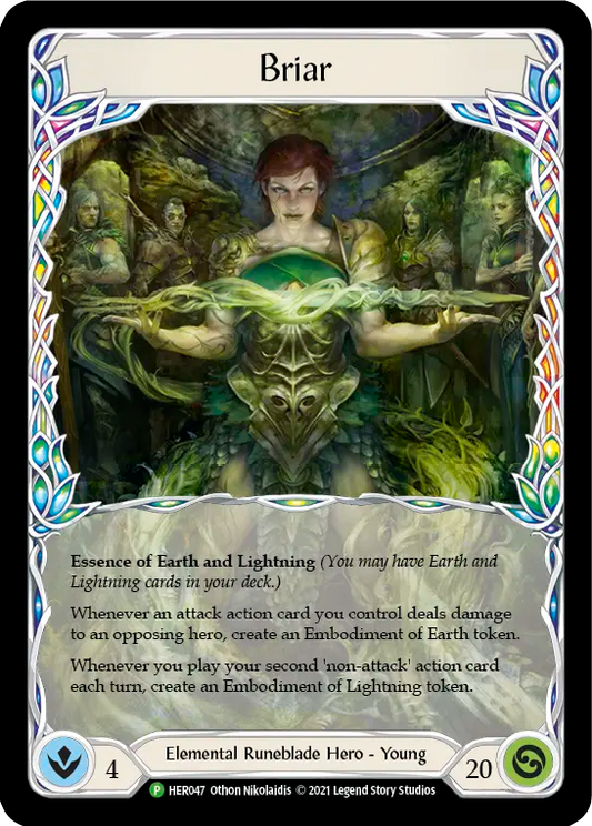(047) Flesh & Blood TCG Hero Promos Single: Briar (Cold Foil)  Promo