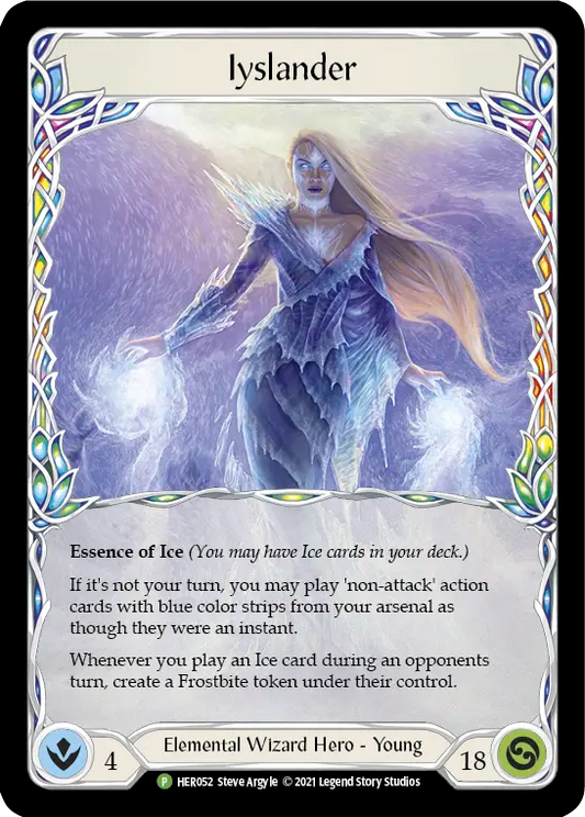 (052) Flesh & Blood TCG Hero Promos Single: Iyslander (Cold Foil)  Promo