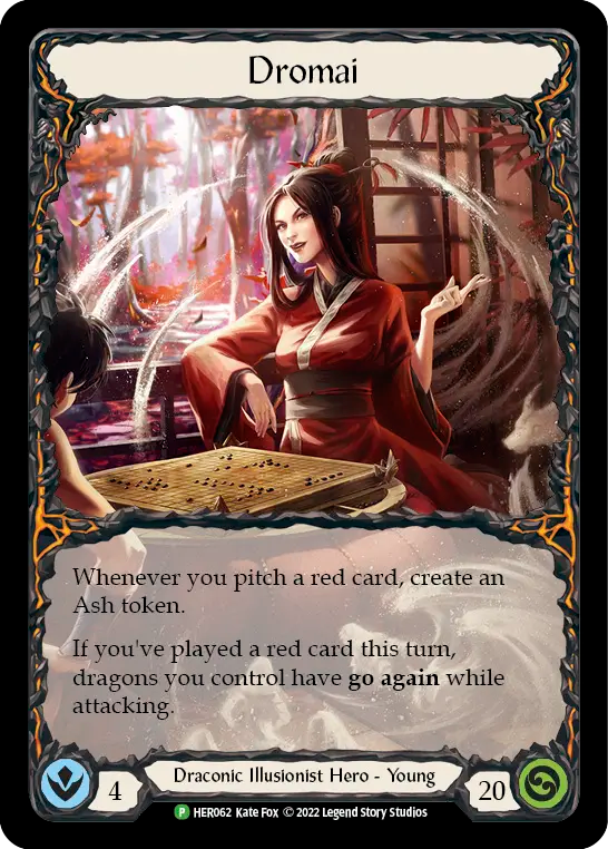 (062) Flesh & Blood TCG Hero Promos Single: Dromai (Cold Foil)  Promo