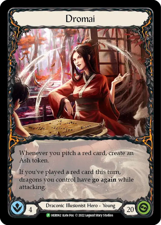 (062) Flesh & Blood TCG Hero Promos Single: Dromai (Cold Foil)  Promo