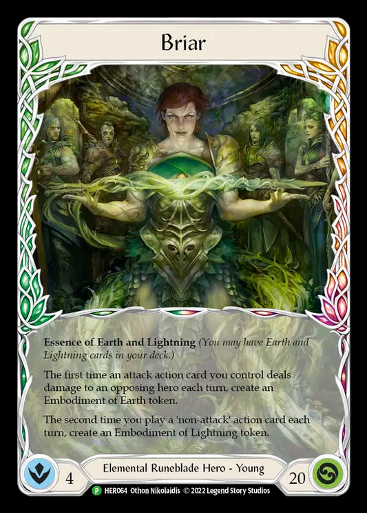 (064) Flesh & Blood TCG Hero Promos Single: Briar (Cold Foil)  Promo