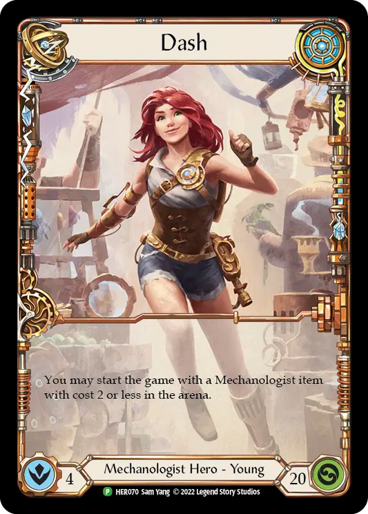 (070) Flesh & Blood TCG Hero Promos Single: Dash (Cold Foil)  Promo