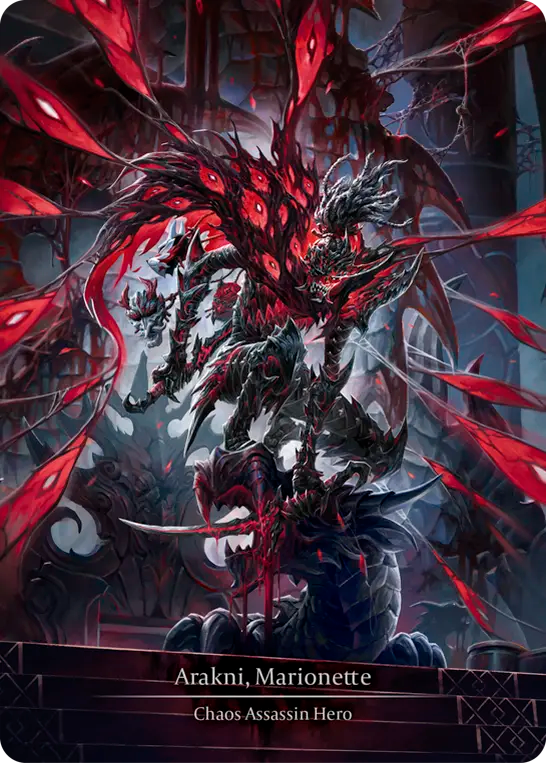 (HNT001) Flesh & Blood TCG The Hunted Single: Arakni, Marionette (Marvel)  Marvel