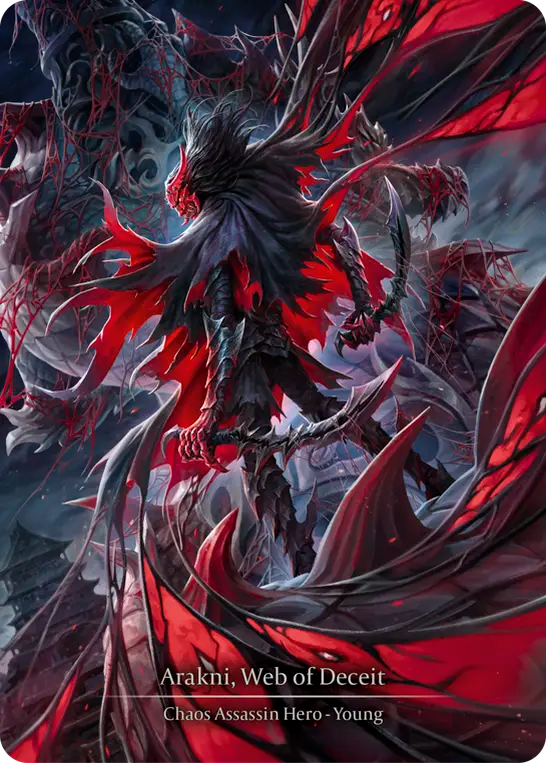 (HNT002) Flesh & Blood TCG The Hunted Single: Arakni, Web of Deceit (Marvel)  Marvel