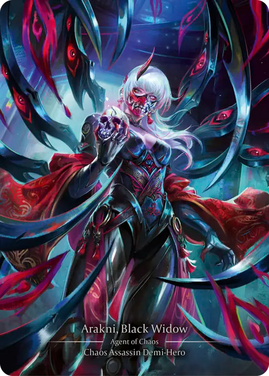 (HNT003) Flesh & Blood TCG The Hunted Single: Arakni, Black Widow (Marvel)  Marvel