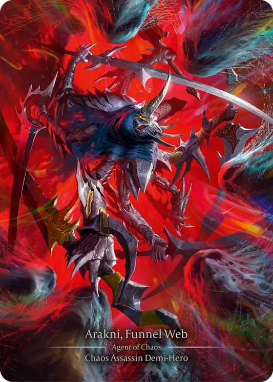 (HNT004) Flesh & Blood TCG The Hunted Single: Arakni, Funnel Web (Marvel)  Marvel