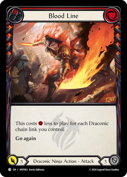 (HNT063) Flesh & Blood TCG The Hunted Single: Blood Line (Regular)  Common