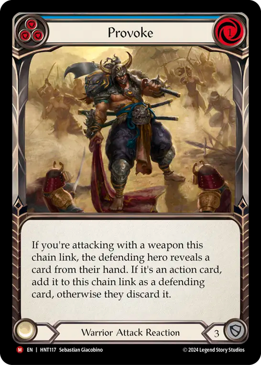 (HNT117) Flesh & Blood TCG The Hunted Single: Provoke (Rainbow Foil)  Majestic