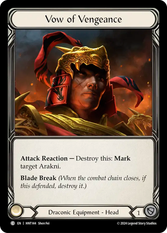 (HNT144) Flesh & Blood TCG The Hunted Single: Vow of Vengeance (Regular)  Common