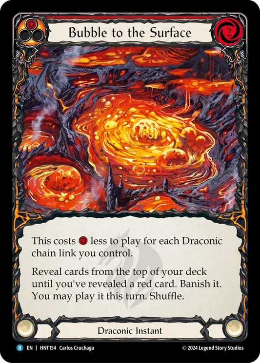 (HNT154) Flesh & Blood TCG The Hunted Single: Bubble to the Surface (Regular)  Rare