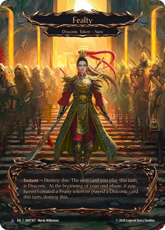 (HNT167) Flesh & Blood TCG The Hunted Single: Fealty (Marvel)  Marvel