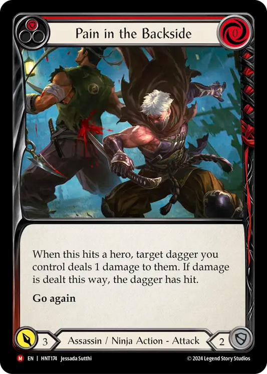 (HNT174) Flesh & Blood TCG The Hunted Single: Pain in the Backside (Regular)  Majestic