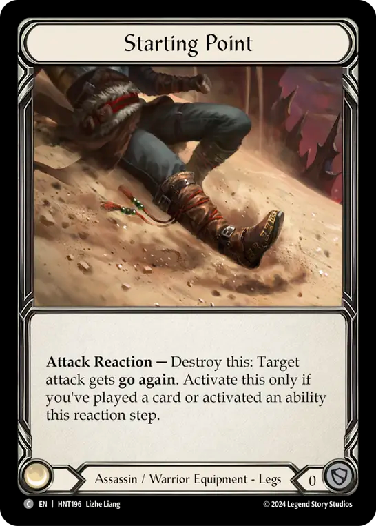 (HNT196) Flesh & Blood TCG The Hunted Single: Starting Point (Regular)  Common