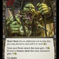 (HVY041) Flesh & Blood TCG Heavy Hitters Single: Bonebreaker Bellow (Red) (Rainbow Foil)  Common