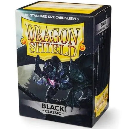 Dragon Shield - Classic Standard Size Sleeves 100pk - Black