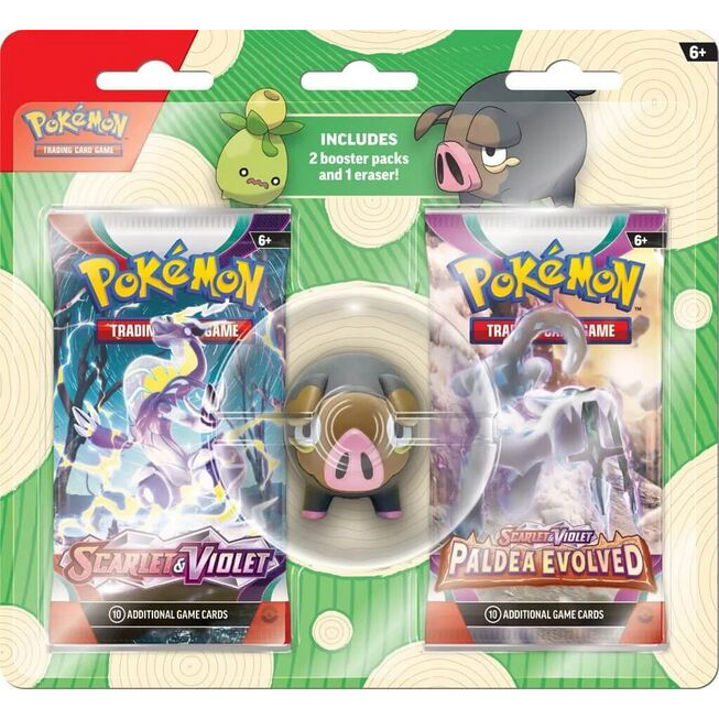 Pokémon TCG: Back to School Eraser Blister (2023) - Lechonk
