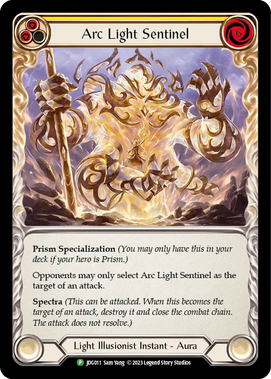 (011) Flesh & Blood TCG Judge Promos Single: Arc Light Sentinel (Cold Foil)  Promo