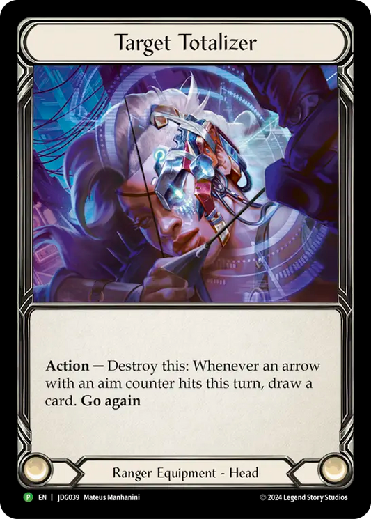 (039) Flesh & Blood TCG Judge Promos Single: Target Totalizer (Cold Foil)  Promo