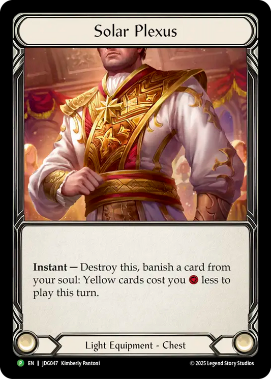 (047) Flesh & Blood TCG Judge Promos Single: Solar Plexus (Cold Foil)  Promo