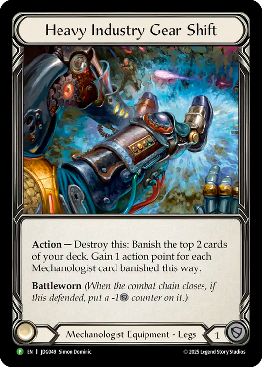 (049) Flesh & Blood TCG Judge Promos Single: Heavy Industry Gear Shift (Cold Foil)  Promo