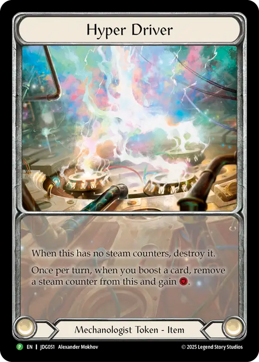 (051) Flesh & Blood TCG Judge Promos Single: Hyper Driver (Regular)  Promo