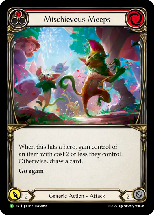 (057) Flesh & Blood TCG Judge Promos Single: Mischievous Meeps (Cold Foil)  Promo