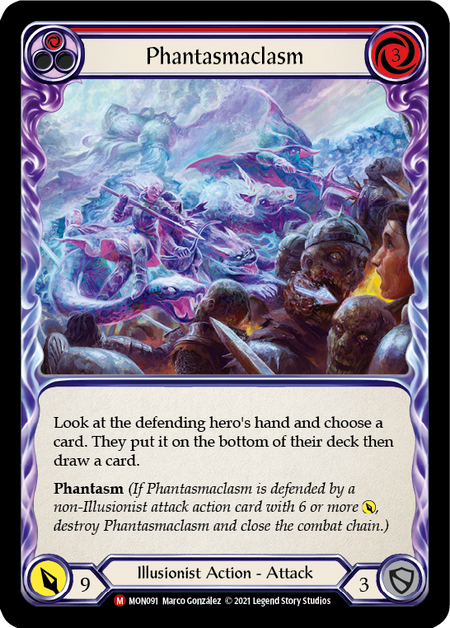 (MON091) Flesh & Blood TCG Monarch - First Single: Phantasmaclasm (Rainbow Foil)  Majestic