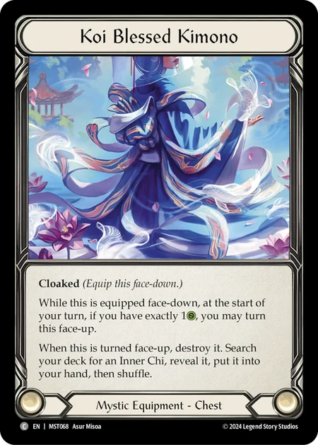 (068/237) Flesh & Blood TCG Part the Mistveil Single: Koi Blessed Kimono (Regular)  Common