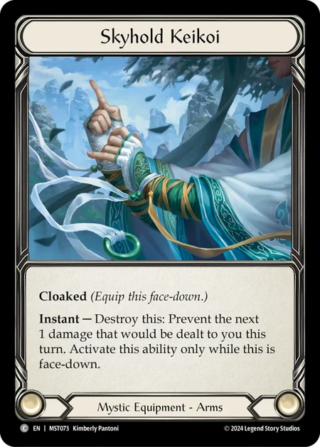 (073/237) Flesh & Blood TCG Part the Mistveil Single: Skyhold Keikoi (Cold Foil)  Common