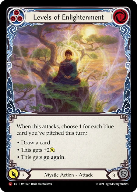 (077/237) Flesh & Blood TCG Part the Mistveil Single: Levels of Enlightenment (Regular)  Majestic