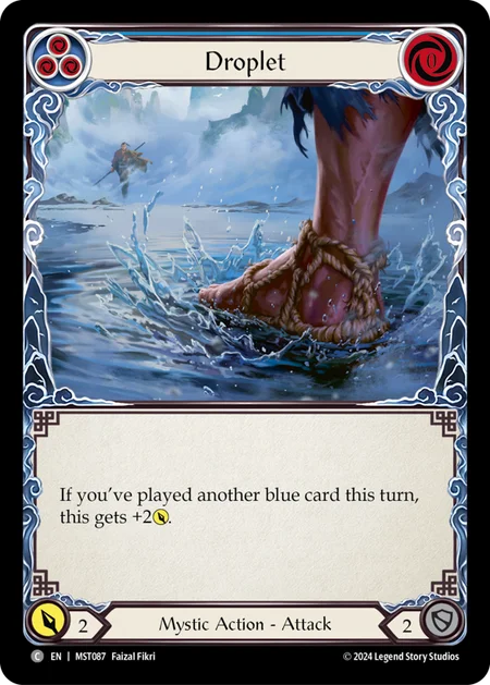 (087/237) Flesh & Blood TCG Part the Mistveil Single: Droplet (Regular)  Common