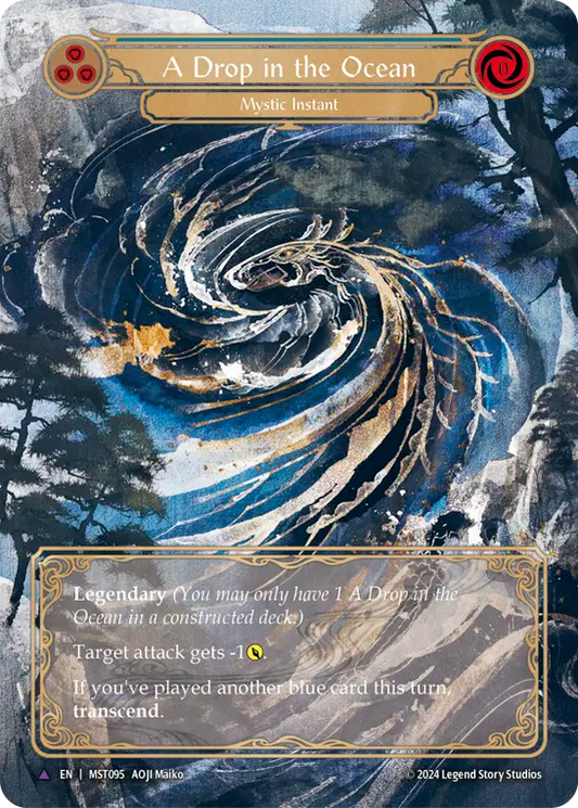 (095/237) Flesh & Blood TCG Part the Mistveil Single: A Drop in the Ocean // Inner Chi (Marvel)  Marvel