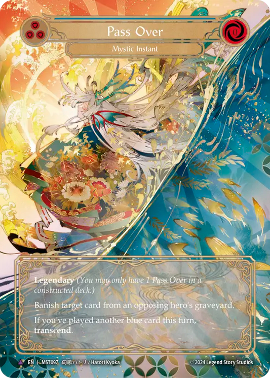 (097/237) Flesh & Blood TCG Part the Mistveil Single: Pass Over // Inner Chi (Marvel)  Marvel