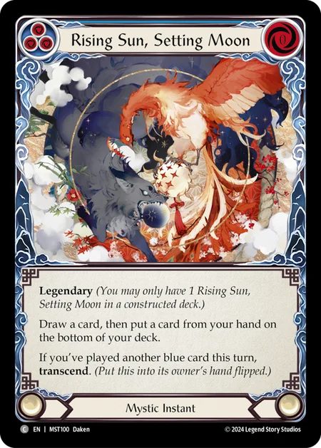 (100/237) Flesh & Blood TCG Part the Mistveil Single: Rising Sun, Setting Moon // Inner Chi (Regular)  Common