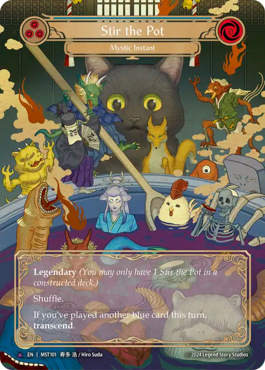 (101/237) Flesh & Blood TCG Part the Mistveil Single: Stir the Pot // Inner Chi (Marvel)  Marvel